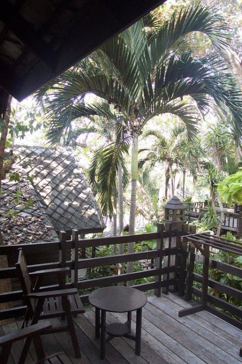 Widok z tarasu naszego domku Ao Prao Resort