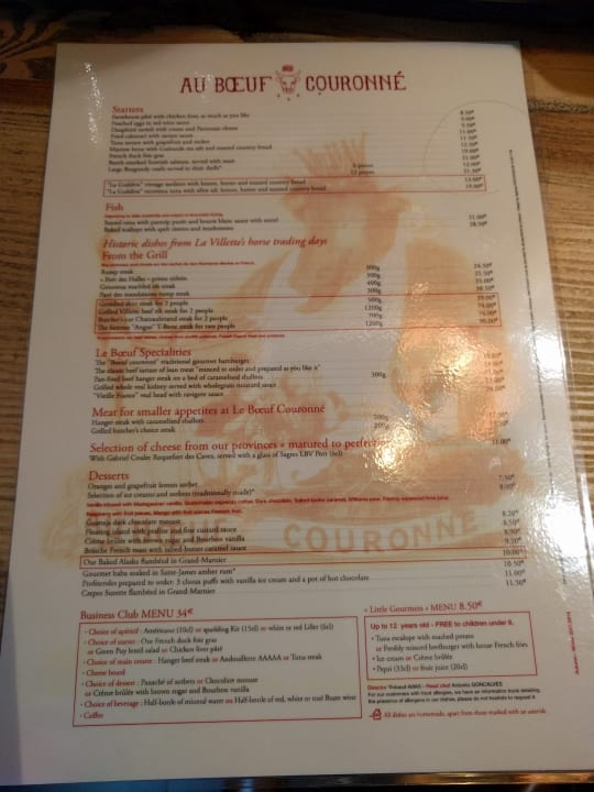 Gastro Hotel Restaurant Au Boeuf Couronné