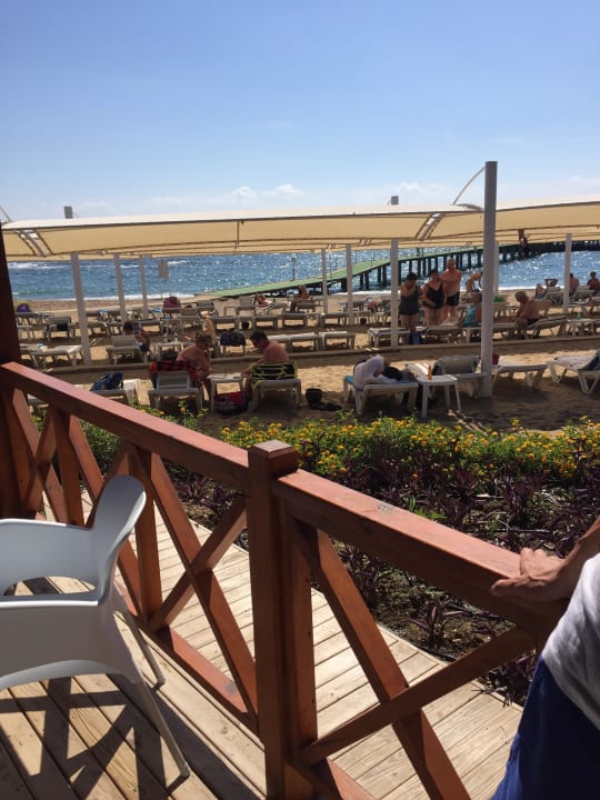 Aussicht Strandbar aufs Meer Arcanus Hotels Sorgun