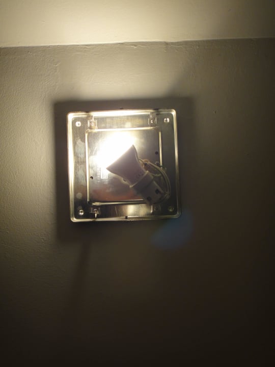 Lampe im Bad Hotel zur Post