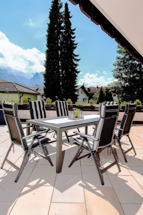Dachterrasse Ferienwohnung Amadeus
