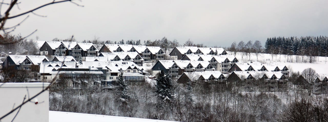 Blick aus der Stadt auf die Hapimag-Gesamtanlage Hapimag Resort Winterberg