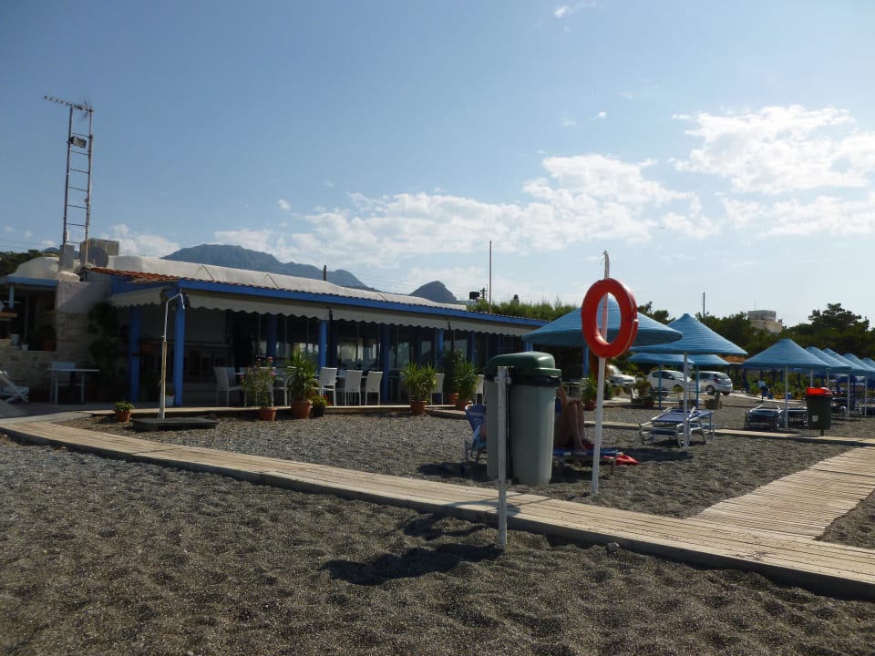 Taverne direkt am Strand Coriva Beach Hotel & Bungalows