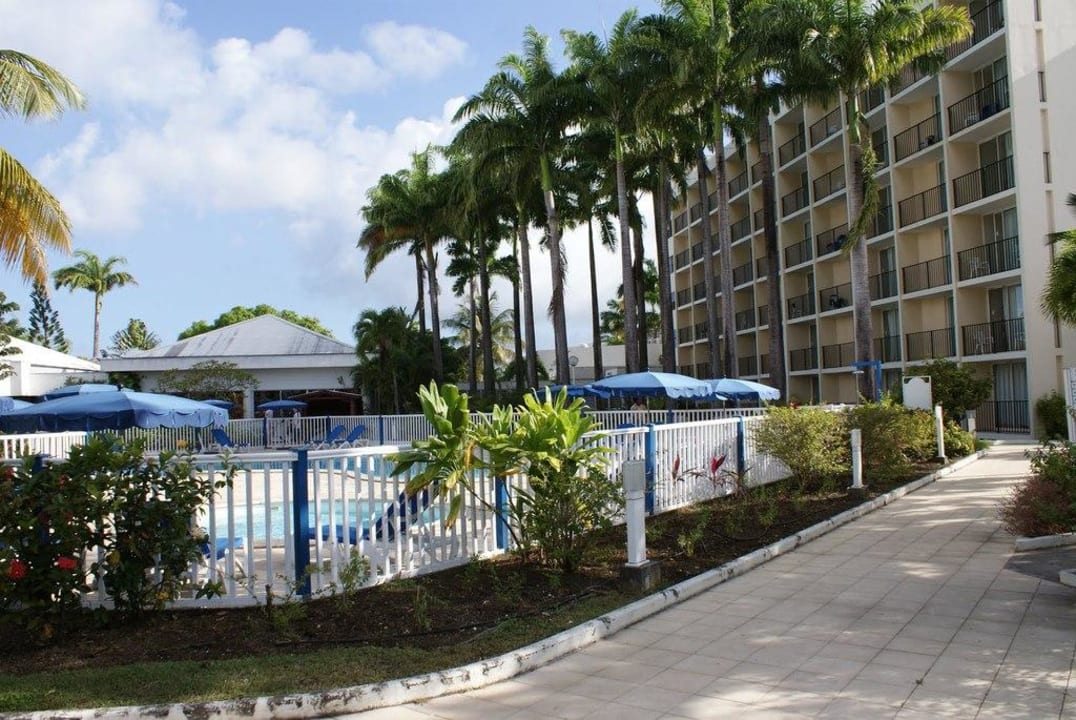 Blick auf die Zimmer Karibea Beach Hotel Gosier