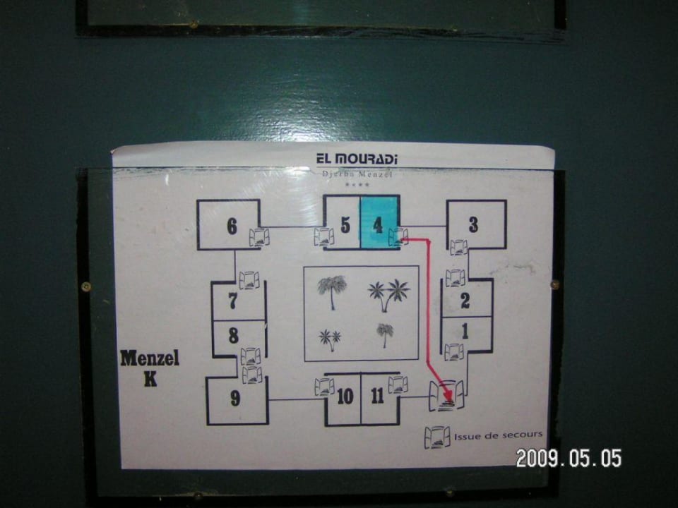 Menzel Plan Hotel El Mouradi Djerba Menzel