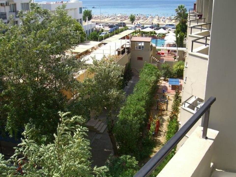 Ausblick zum Meer und Strand Hotel Büyük Berk