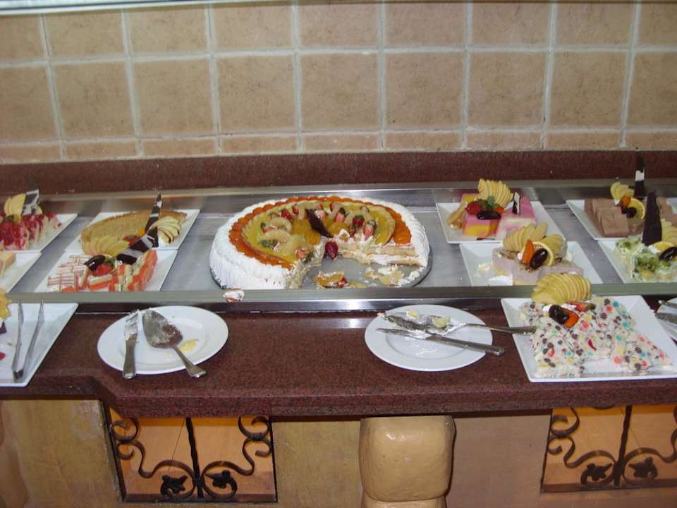Das Dessertbüffet Pickalbatros Alf Leila Wa Leila Resort - Neverland Hurghada