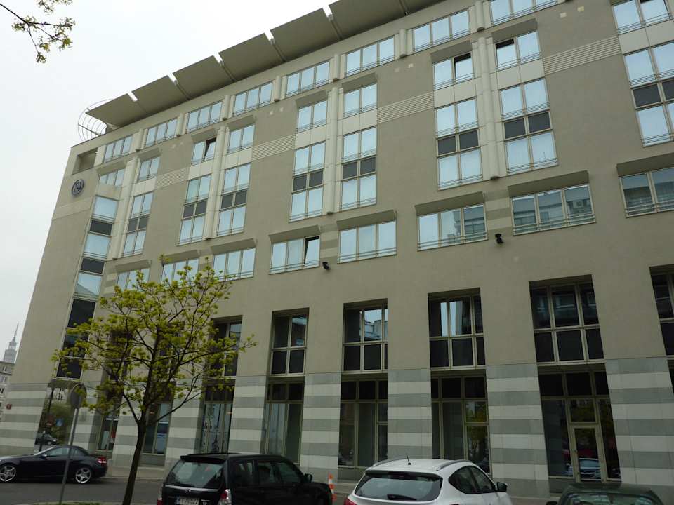 Seitenansicht Sheraton Warsaw Hotel