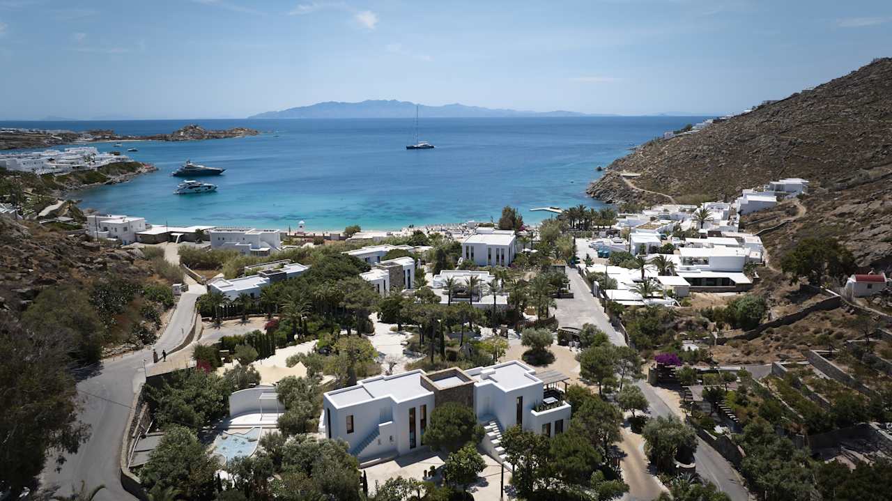 Außenansicht Nammos Hotel Mykonos