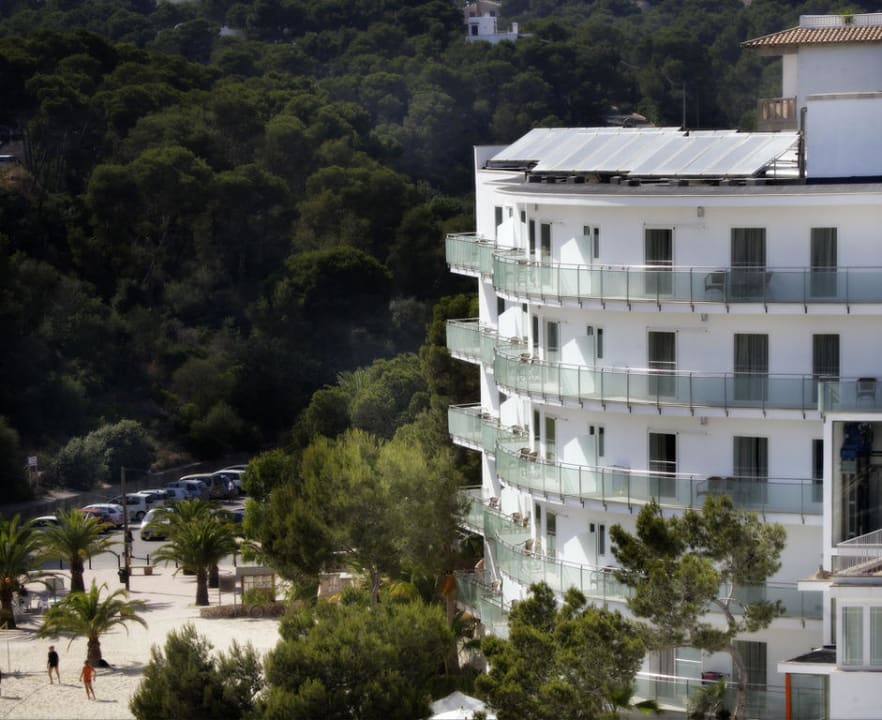 Solarzellen für warmes Wasser Hotel Apartamentos Cala Santanyi