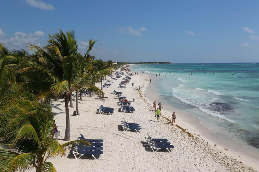 Wunderbarer gepflegter Strand Grand Palladium Kantenah Resort & Spa