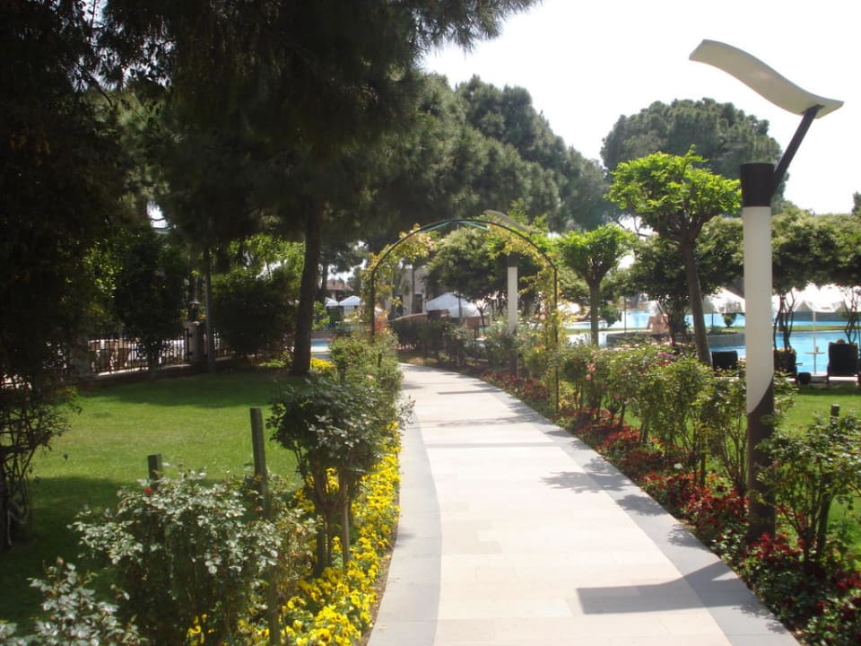 Weg vom Hotel zum Pool Papillon Ayscha