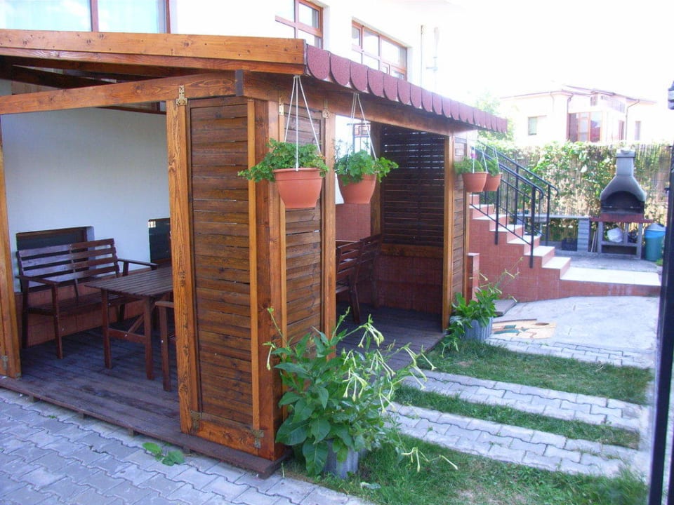 Grillplatz vor der Pension Vila Iris