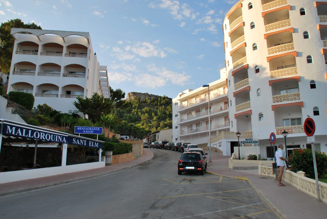 Blick auf das Hotel Universal Hotel Aquamarin