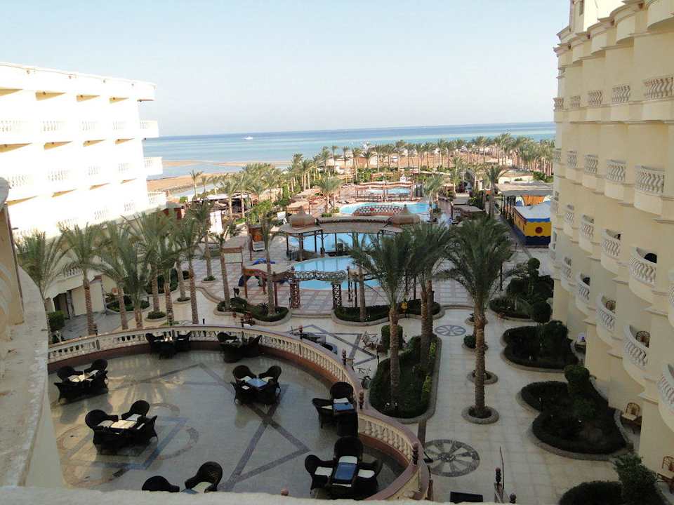 Widok z tarasu  Riviera Aqua Park Resort