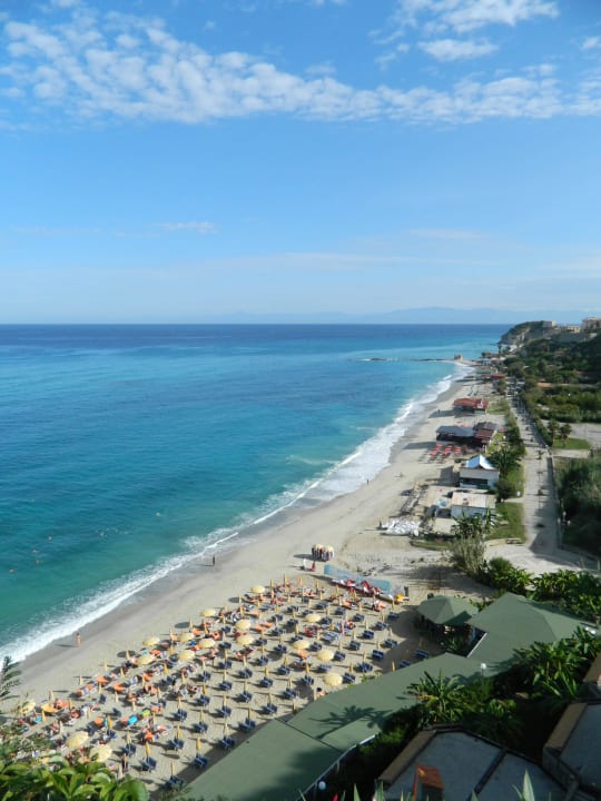 Blick auf den Strand Aldiana Club Rocca Nettuno Calabria