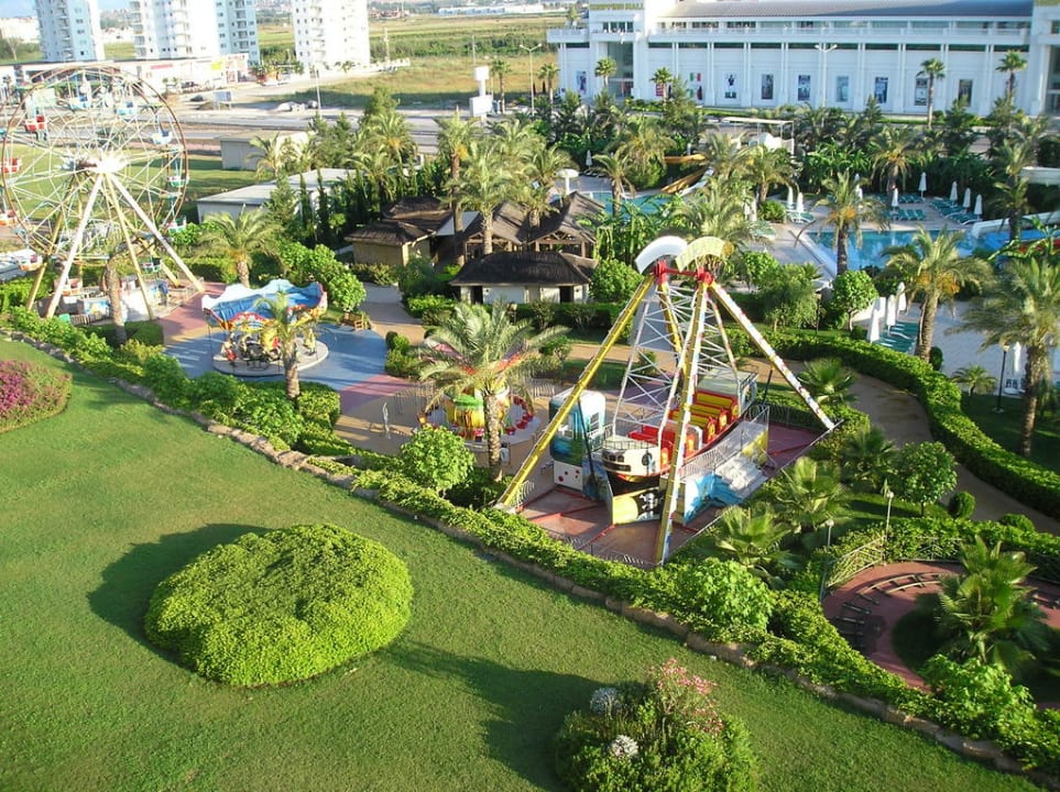Blick aus unserem Zimmer Royal Wings Hotel