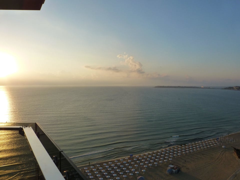 Blick vom Balkon 1714 Burgas Beach Hotel