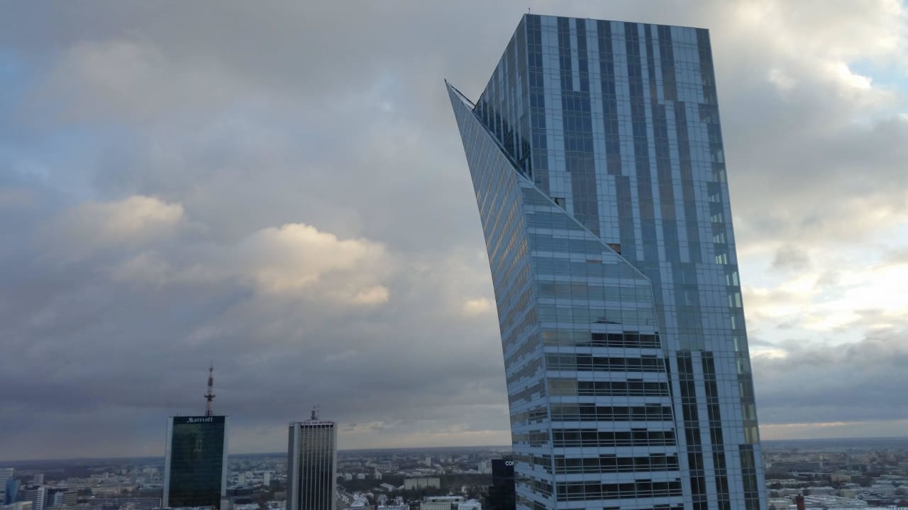 Panorama miasta InterContinental Warszawa