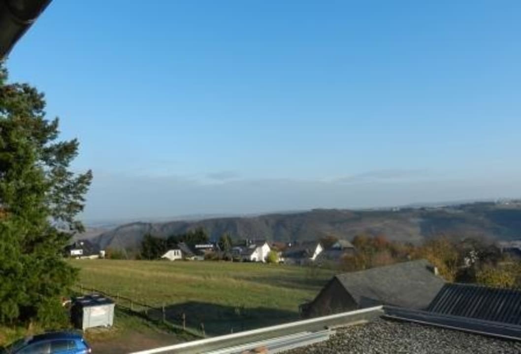 Wunderschöner Ausblick vom Zimmer Landhotel Zum Kronprinzen