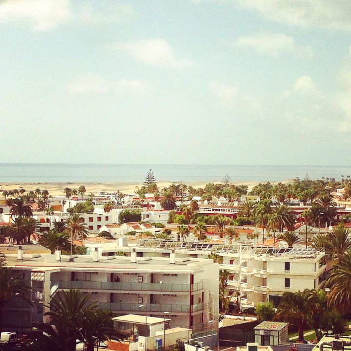 Ausblick zum Meer Hotel Gold by Marina