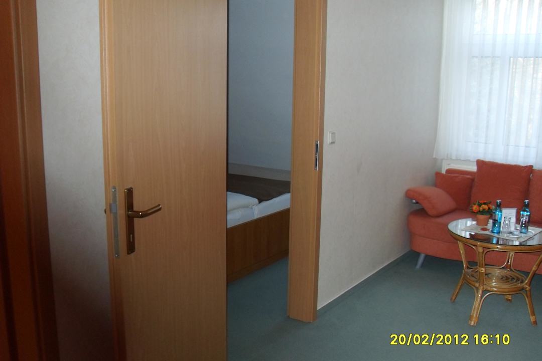 Hotel Suite Wohnraum-Schlafraum Hotel an der Therme