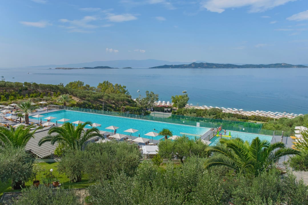 Ausblick Akrathos Beach Hotel