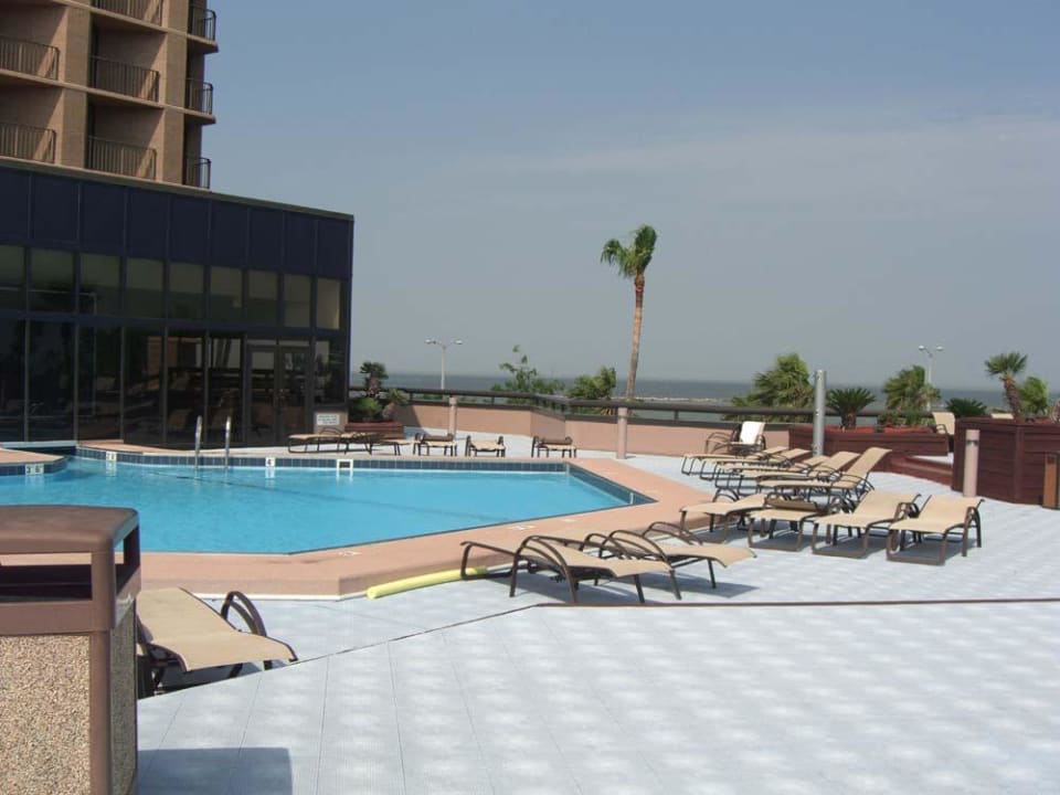 Pool mit Blick aufs Meer Holiday Inn Corpus Christi Downtown Marina