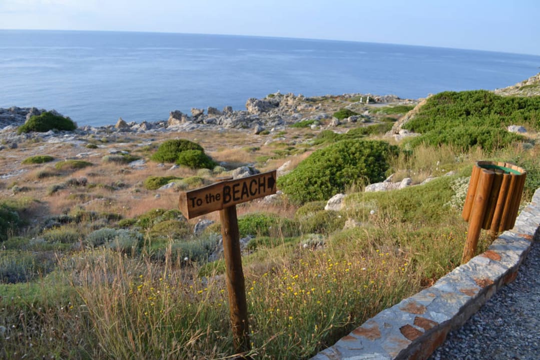 Droga na plaże Hotel Kalithea Horizon Royal