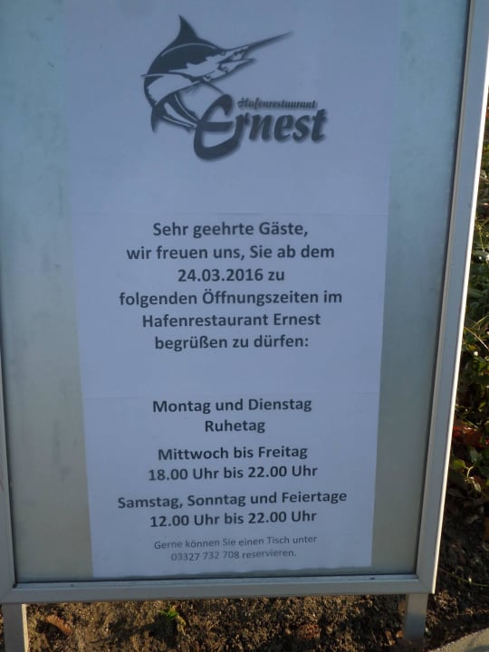 Restaurant Ernest direkt am See Precise Resort Schwielowsee