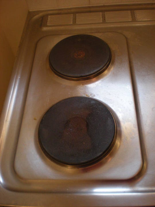 rostige Kochplatten Hotel Stavroula Palace