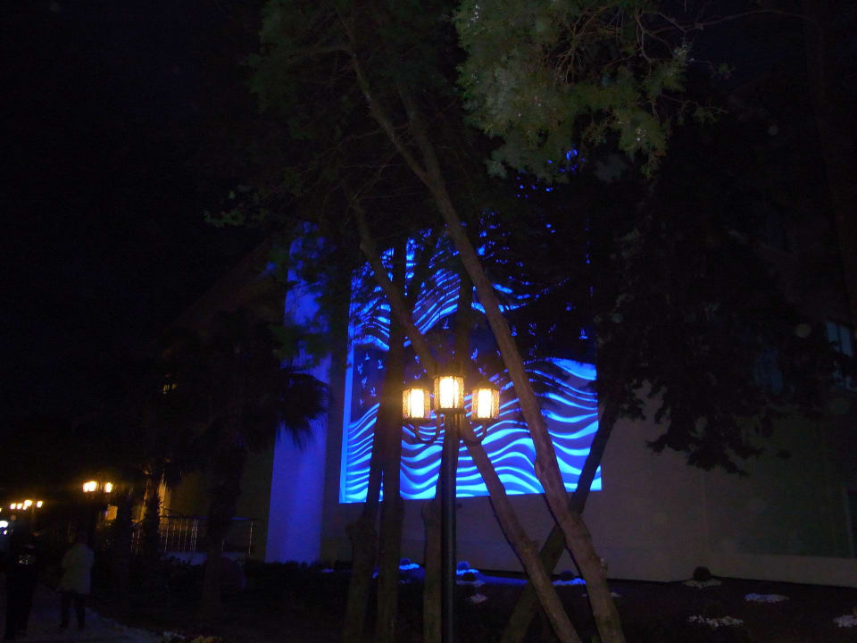 Lichtspiele am Restaurant Paloma Oceana
