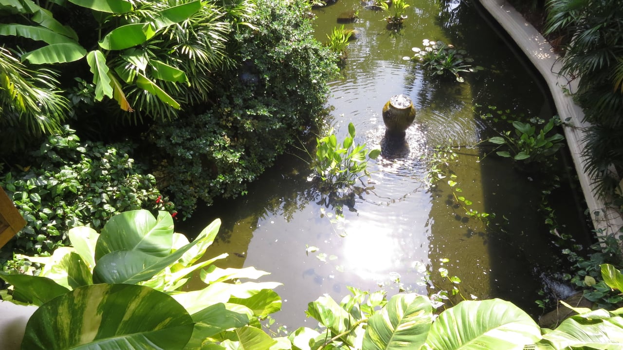 Sicht der Gartenanlage von oben Santiburi Koh Samui