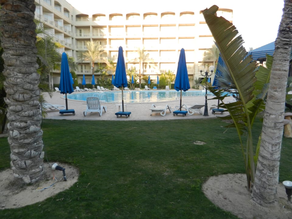 Innenhof Hotel Grand Pyramids