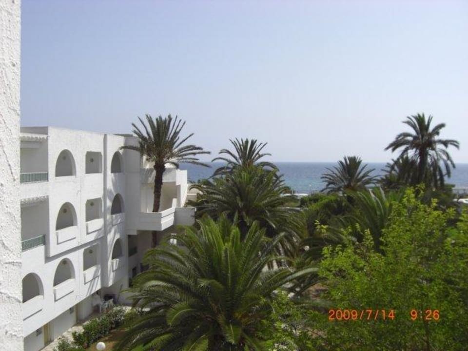 Meerblick vom Balkon 2.OG Hotel El Mouradi Port El Kantaoui