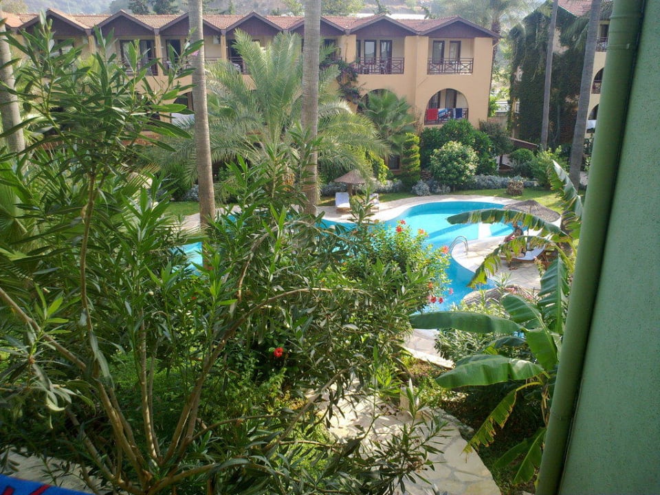 Ausblick von unserem Zimmer Green Paradise Beach Hotel