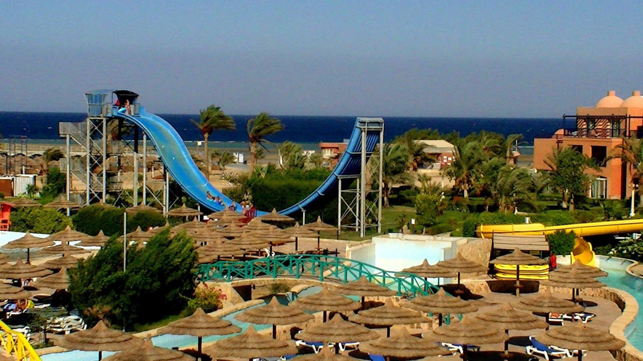 Widok aquaparku Hotel Titanic Palace