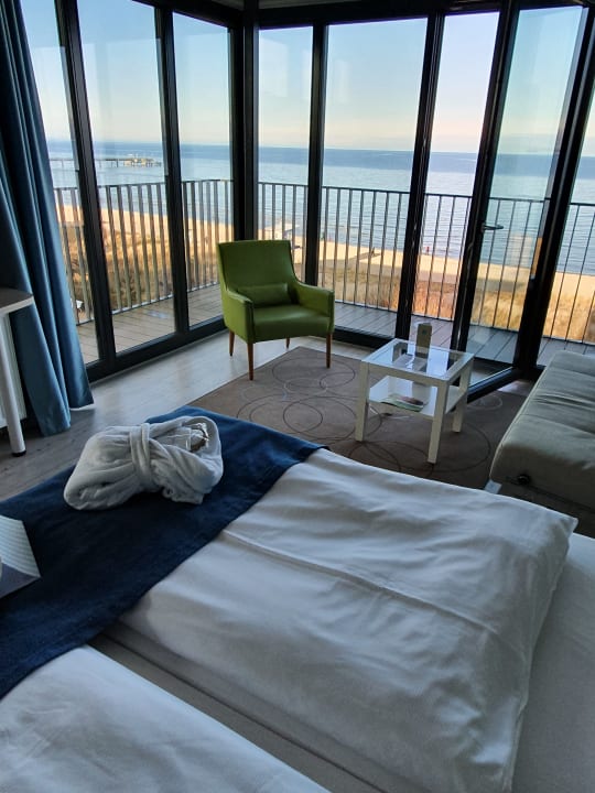 Ausblick SEETELHOTEL Kaiserstrand Beachhotel