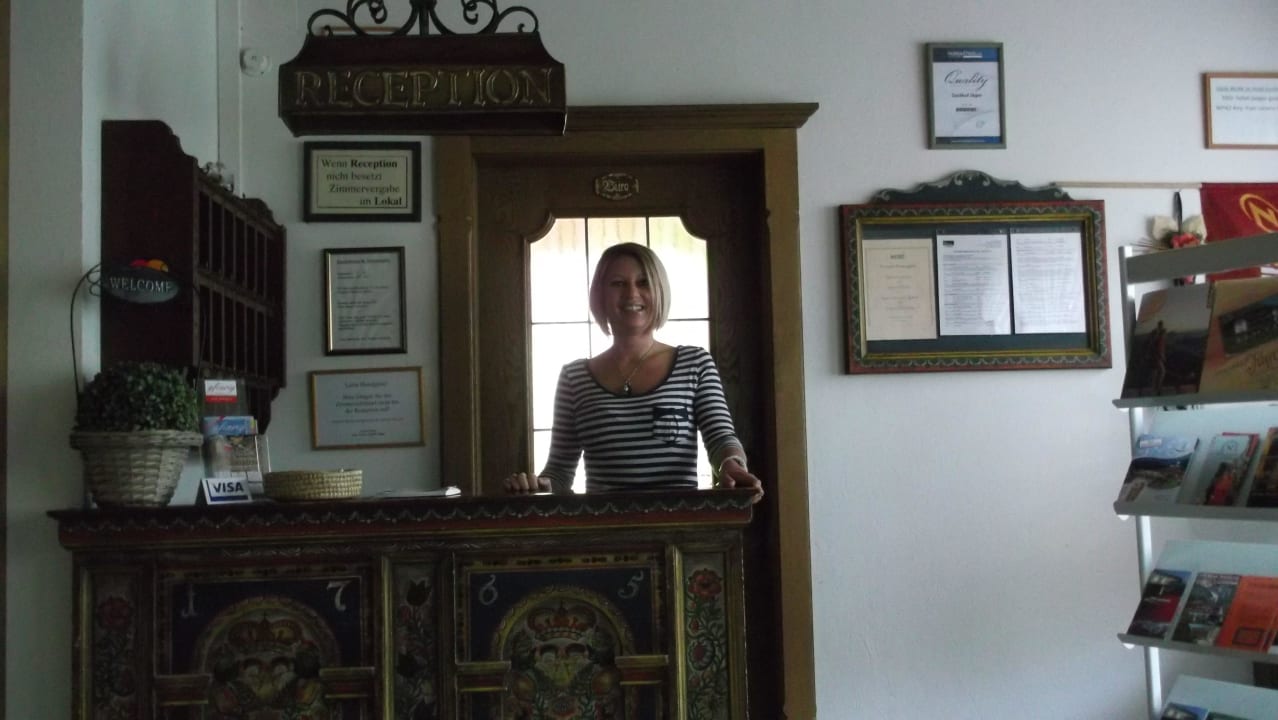Rezeption Hotel Gasthof Jäger