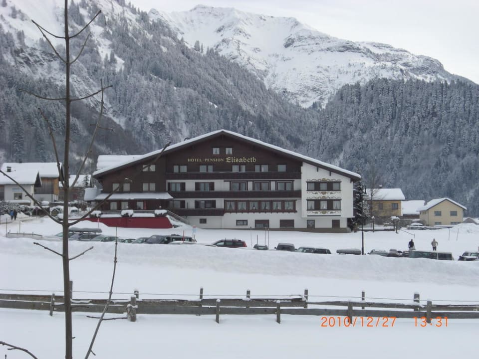 Vue Sud de l'Hotel Elisabeth  Hotel Elisabeth Schoppernau