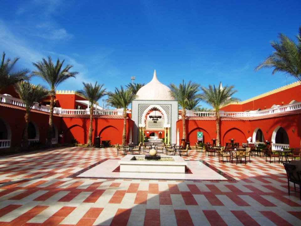 Hinter der Rezeption Pickalbatros Alf Leila Wa Leila Resort - Neverland Hurghada