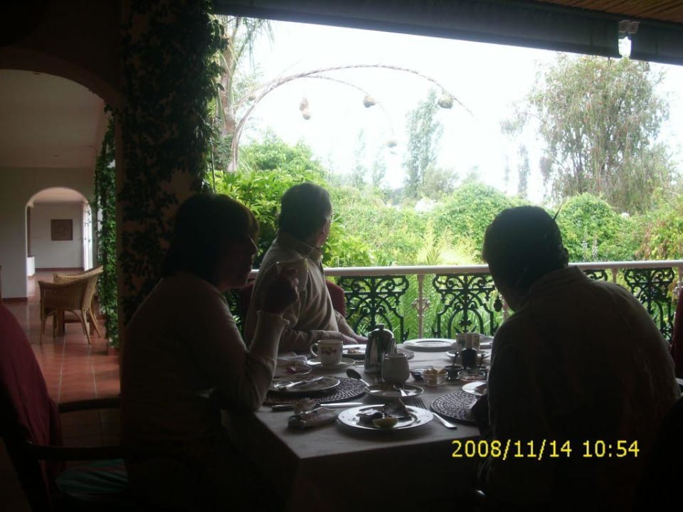 Frühstück mit den Webervögeln Altes Landhaus Country Lodge