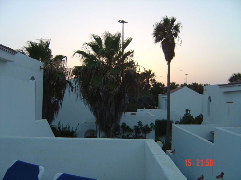 Terrasse für Bungalow 3 Sterne oben Barceló Fuerteventura Castillo