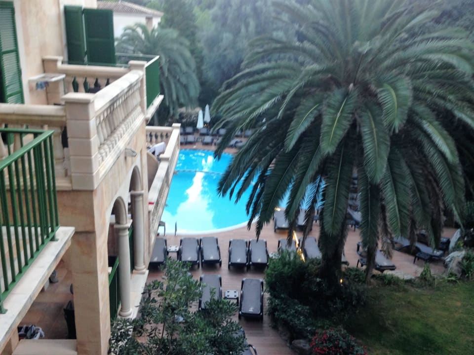 1. Poolanlage vom Balkon Lago Garden