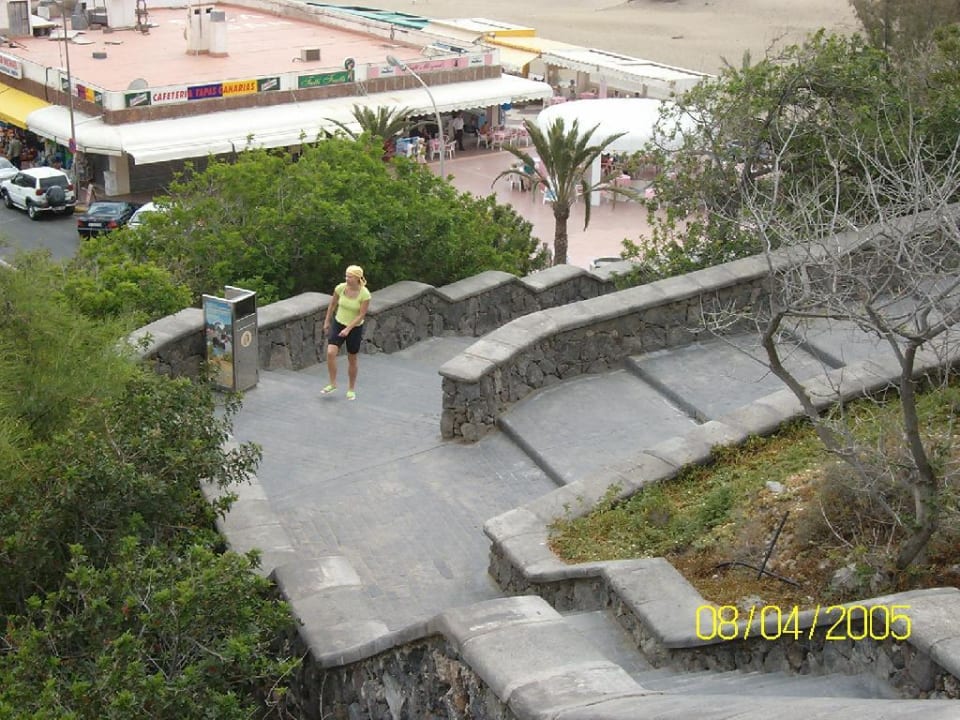Treppen zur Promenade Hotel Principado