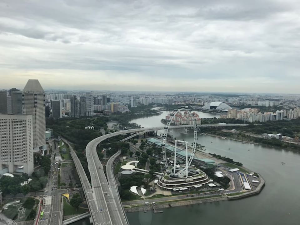 Ausblick Marina Bay Sands