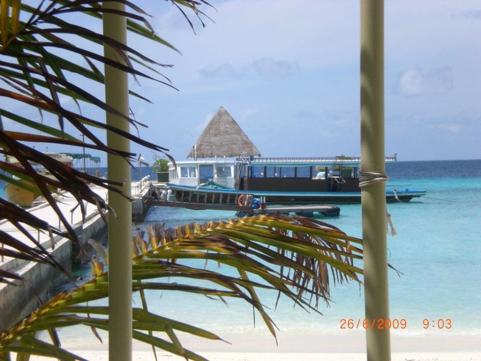 Der Landesteg Summer Island Maldives
