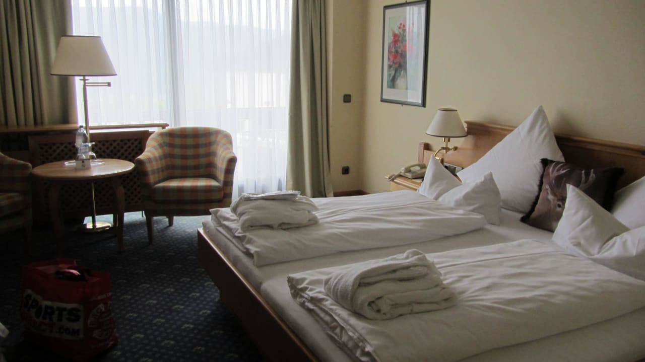 Doppelbett-Zimmer mit Balkon Hotel Sonnenhof
