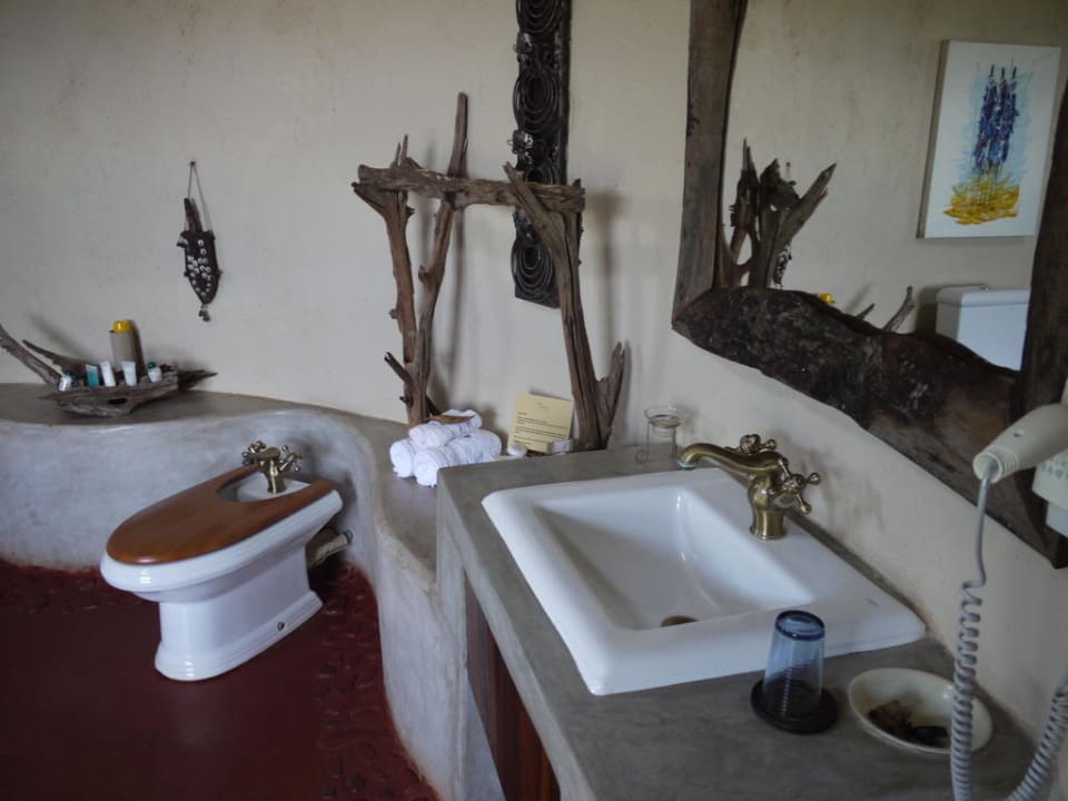 Badezimmer Suite Chalet No.1 Hotel Mbalageti Lodge