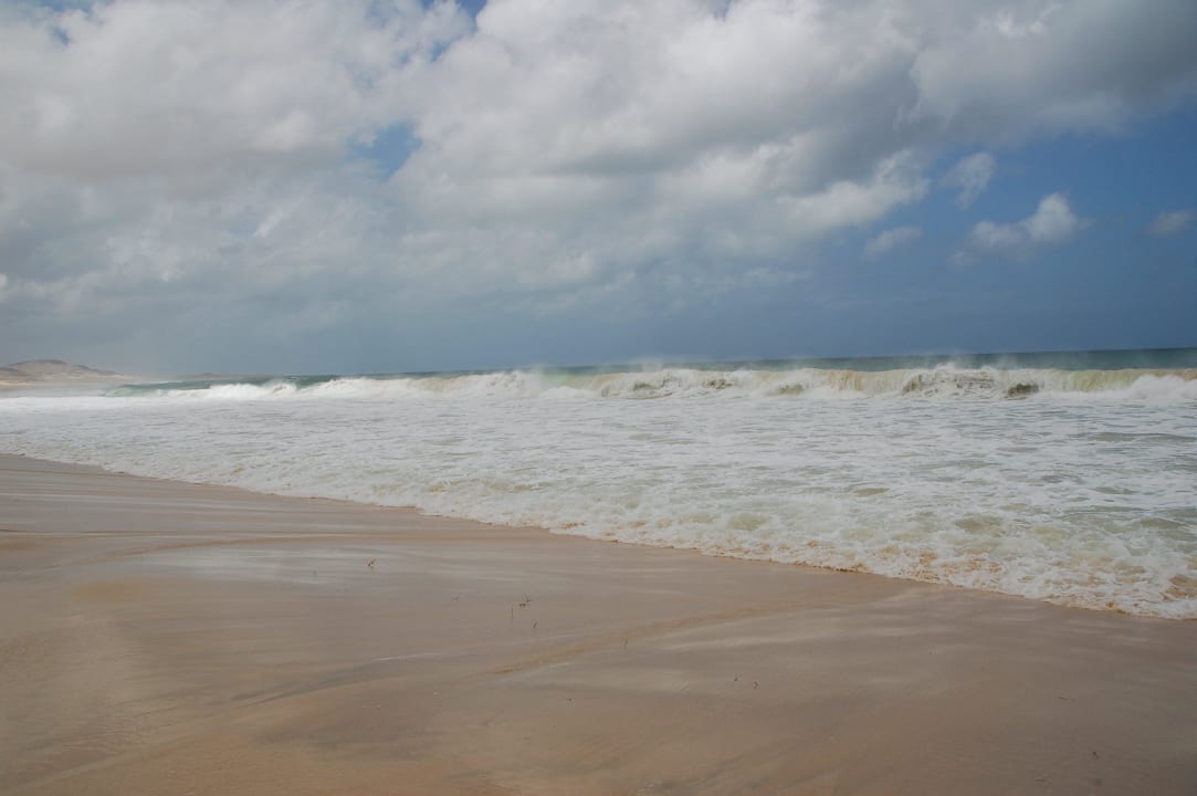 Menschenleerer Starnd Occidental Boa Vista Beach